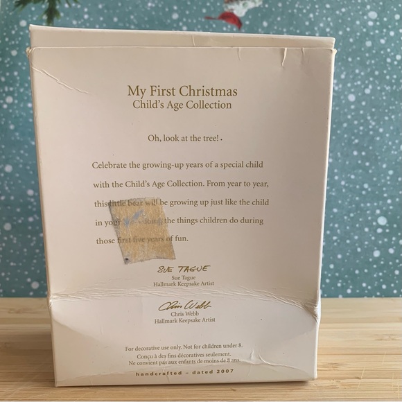 Hallmark Keepsake Ornament * My First Christmas * 2007 - Picture 5 of 5